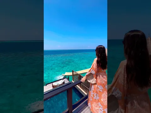 A water villa that exceeds all the expectations ❤️#hotel  #maldives #travel