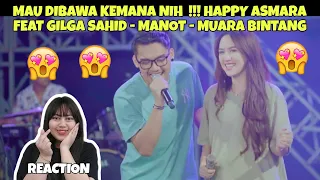 Download MAU DIBAWA KEMANA NIH  !!! HAPPY ASMARA FEAT GILGA SAHID - MANOT (REACTION) MP3