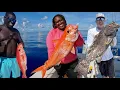 3 Giant Queens in 1 Drop Her First Fish Ever Catch Cook