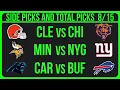 NFL Picks Today 26 NFL Preseason Week 1 Picks and Predictions