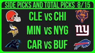 NFL Picks Today 26 NFL Preseason Week 1 Picks and Predictions