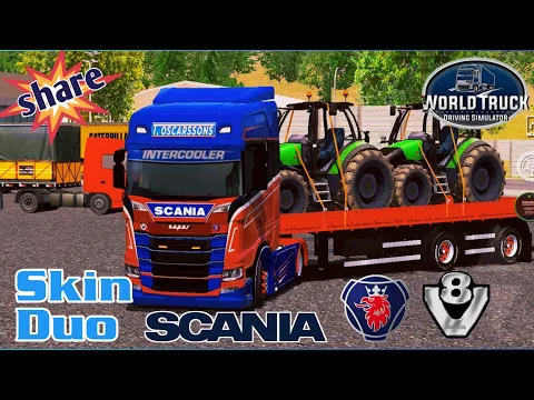 Download MP3 🔥Share 2 Skin Scania S 730 terbaru 🔥//world truck driving simulator//mod wtds nuansa Indonesia