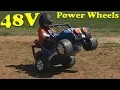 Run 48V on a 12V Electric Jeep Power Wheels