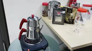 ابريق شاي البخار التركي دندنها