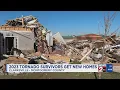 Clarksville tornado survivors get new homes