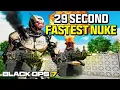 BO7 World s Fastest Nuke 29 SECONDS NEW WORLD RECORD