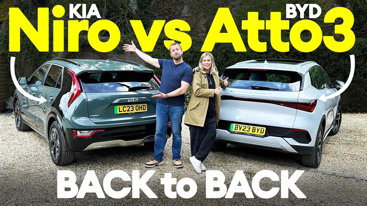 GROUP TEST: BYD ATTO 3 vs KIA NIRO EV – shootout shock! | Electrifying