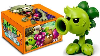 ¡PLANTS VS ZOMBIES 2 Caja Misteriosa con nuevas figuras de JURASSIC MARSH!