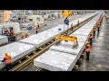 How Millions of Marble Slabs Are Made Inside Massive Stone Factory