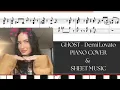 Lagu Ghost (Demi Lovato) - Piano Cover \u0026 Sheet Music #piano#pop#music#demilovato#ghost#disney#camprock