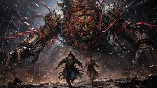 To save his captured wife, he storms the haunted city and battles giant mech guardians!