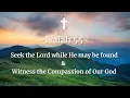 Isaiah 55 Bible Reading ESV Come to the Waters God s Invitation Grace Power