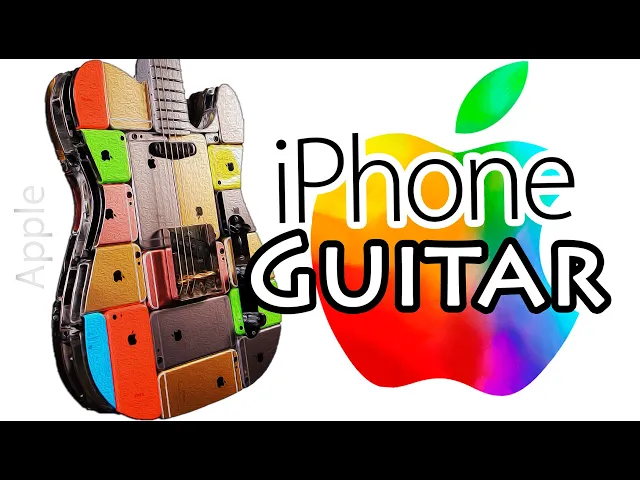 ГИТАРА ИЗ  iPhone! 107 штук !!!  Я назвал его iCaster / I Built a Guitar Out of 107 iPhones! iCaster
