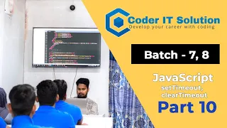 JavaScript setTimeout clearTimeout Part 10 Batch 7 8 Coder IT Solution