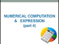 A221 Topic 3-4 Numerical Data Expression