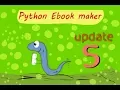 Python ebook maker 5 updates