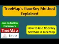 TreeMap s floorKey Method Explained Java Collection Framework