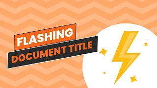 Flash Document Title With Javascript