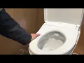 TOTO USA bidet demo at 2019