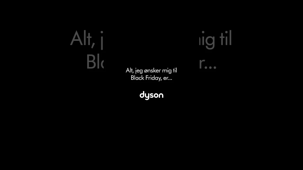 Black Friday deals hos Dyson