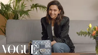 inside deepika padukones bag in the bag vogue india