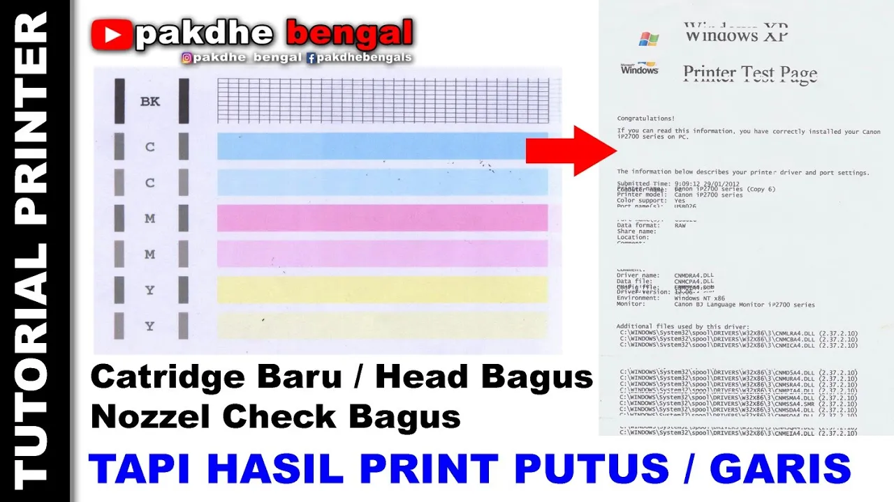 Cara mengatasi printer bergaris atau hasil print putus-putus. Berikut penjelasan singkat tentang car. 