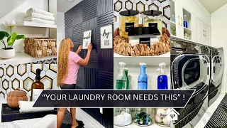 The 10 minutes Laundry Room Reset that changed Everything (10 Laundry Room Hacks) | Omabelletv