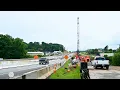 Progress on the US 123 Bridge in Pickens County