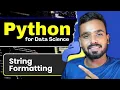 Python String Formatting Mastered f-strings and format Complete Hindi Guide