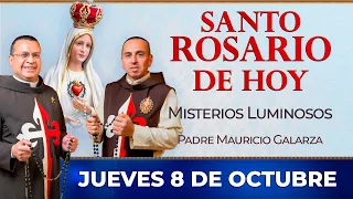 Santo Rosario de Hoy Jueves 8 de Octubre - Misterios Luminosos #santorosario #rosario #rosariodehoy