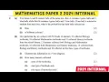 SETS Venn Diagram 2024 Mathematics Paper 2 Internal Question 2 b