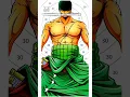 Coloring By Numbers Coloring Page Of Zoro Roronoa zoro OnePiece