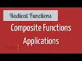Composite Functions Applications Radical Functions