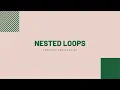 Nested Loops