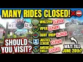 Should You Wait To Visit Great America 4 Rides Closed Still Only One Train On 3 Rides