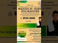 Download Lagu Pengajian majelis al-kahfi bersama Ustd.Muslim s.h.i #alkhafi  #rcti #rtqmaisuro
