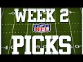 WEEK 2 NFL PICKS