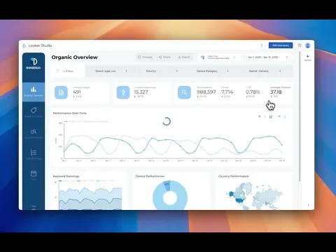 Google Search Console Looker Studio Template