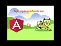 Deploy angular project in Tomcat server
