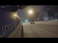 Checking out winter conditions in Akron