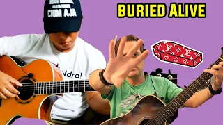 Download Alip Ba Ta - Buried Alive - Avenged Sevenfold Fingerstyle Guitar Cover Reaction //  Guitarist Reacts MP3