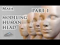 Head Modeling Tutorial Part1 Learn Maya