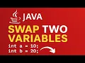 Java Example 3 - Java Program to Swap Two Variables Values Step by Step Explanation