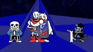 sans vs jevil undertale deltarune mugen battle