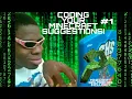 Coding Your Minecraft Suggestions