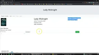 CS50 Web Programming with Python and JS Project1
