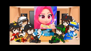 all elemental react to rainbow bubblegem part 1 purple star red ruby and green leaf