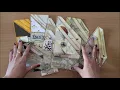 Fold 4 Pockets from ONE Sheet of Paper - DIY Ephemera for Junk Journals PART 12