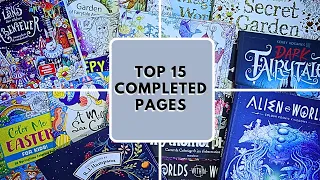 My Top 15 BEST Colouring Pages EVER All Time Favourites ADULT COLOURING