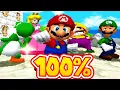 Super Mario 64 DS - 100% Longplay Full Game Walkthrough No Commentary Gameplay - All 150 Power Stars